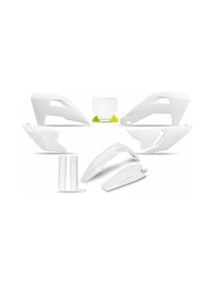 Комплект пластмаси Husqvarna TC125-300, FC250-450, TX/FX 2025 бял
