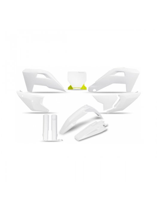 Комплект пластмаси Husqvarna TC125-300, FC250-450, TX/FX 2025 бял
