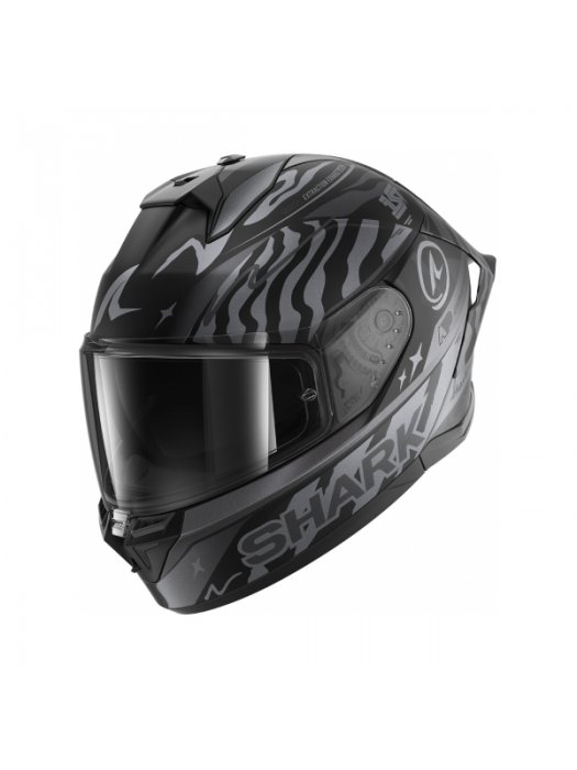 Каска Skwal Cup Speed-Fancy Mat Black Anthracite Silver