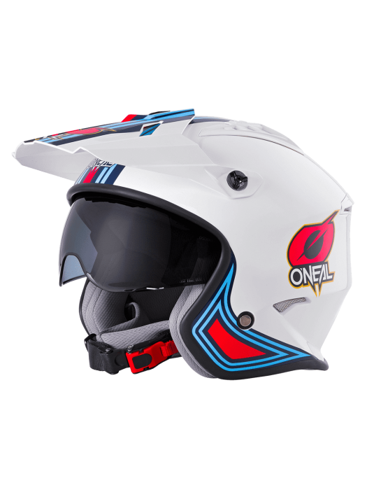 Каска за мотор O'NEAL VOLT MN1 WHITE/RED/BLUE V.24