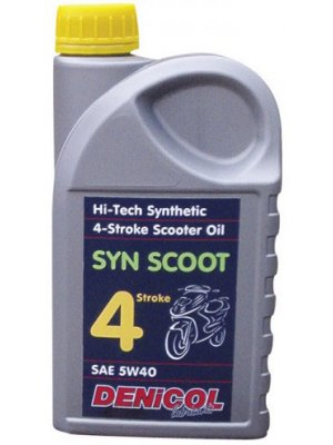 Масло DENICOL за 4-тактови скутери Syn Scoot 4 Stroke 5W40 Синтетика