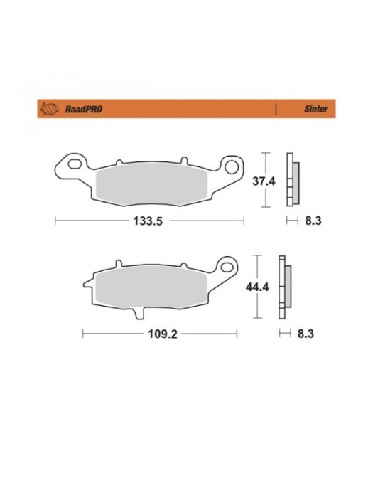 Накладки предни 404101 Kawasaki, Suzuki