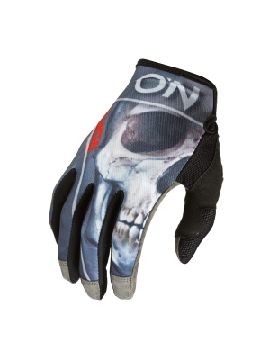 Мотокрос ръкавици O'NEAL MAYHEM BONES V.22 BLACK/RED