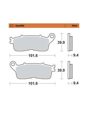Накладки задни 407802 Honda