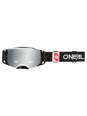 Мотокрос очила O'NEAL B-33 BOLD BLACK/WHITE - SILVER MIRROR