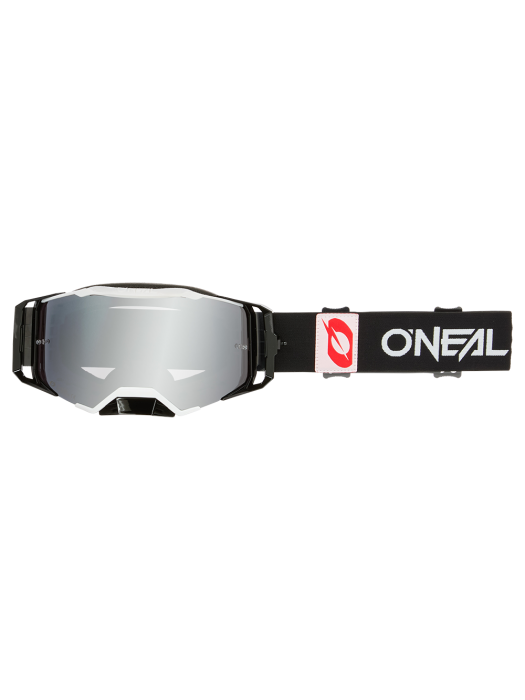 Мотокрос очила O'NEAL B-33 BOLD BLACK/WHITE - SILVER MIRROR