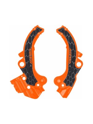 Протектор за рама X-Grip KTM SX65 24-25; Husqvarna TC65 24-25; Gas Gas MC65 24-25 оранжев/черен