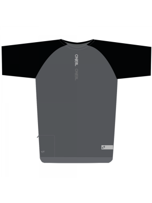 Вело тениска O'NEAL PIN IT BLACK/GRAY V.26