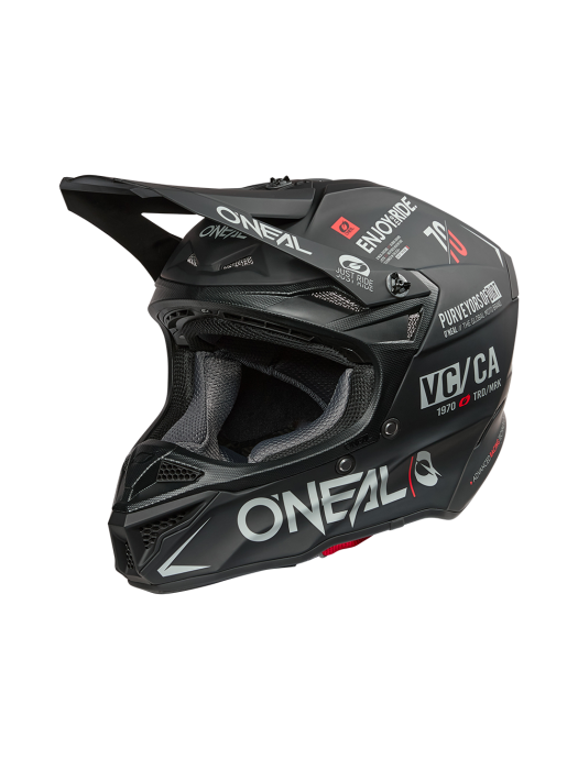 Мотокрос каска 5SERIES POLYACRYLITE BRAND BLACK/GRAY V.26