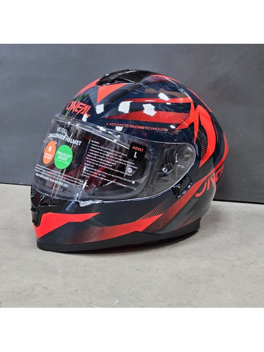 Каска O'NEAL CHALLENGER EXO V.22 RED/BLUE ДЕФЕКТ