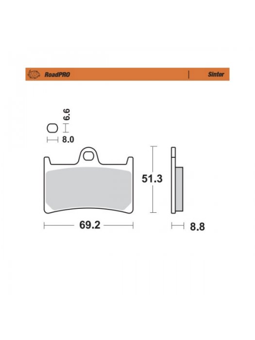 Накладки предни 401403 Yamaha T-Max 08-24