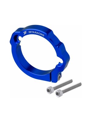 Протектор за фланеца на ауспуха KTM EXC250/300 17-25, SX250 17-25; Husqvarna TE250/300 17-25, TC250 17-25 син