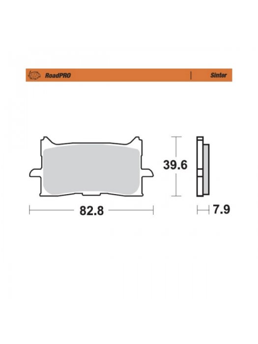 Накладки предни 412701 Honda