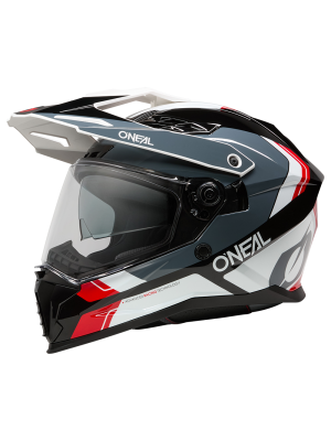 Ендуро каска O'NEAL D-SRS NOMAD BLACK/WHITE/RED V.26