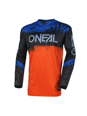 Мотокрос блуза O'NEAL ELEMENT SHOCKER BLACK/ORANGE V.25