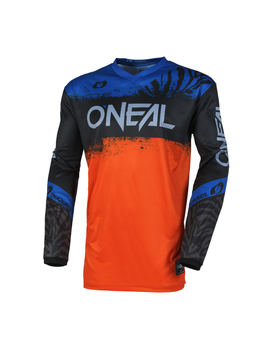 Мотокрос блуза O'NEAL ELEMENT SHOCKER BLACK/ORANGE V.25
