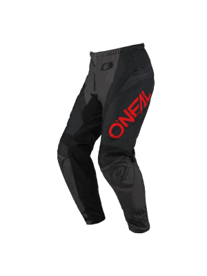 Детски мотокрос брич O'NEAL ELEMENT RACEWEAR BLACK/GRAY/RED V.25