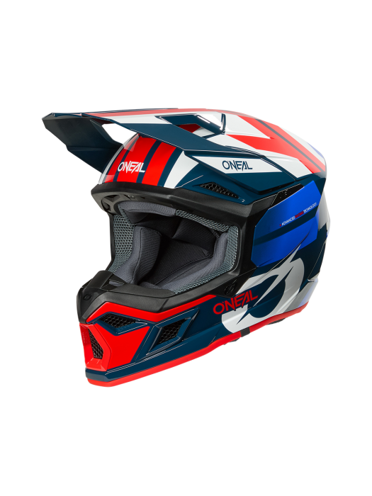 Мотокрос каска O'NEAL 3SERIES RIDE BLUE/WHITE/RED V.26