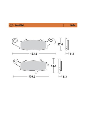 Накладки предни 404201 Kawasaki, Suzuki