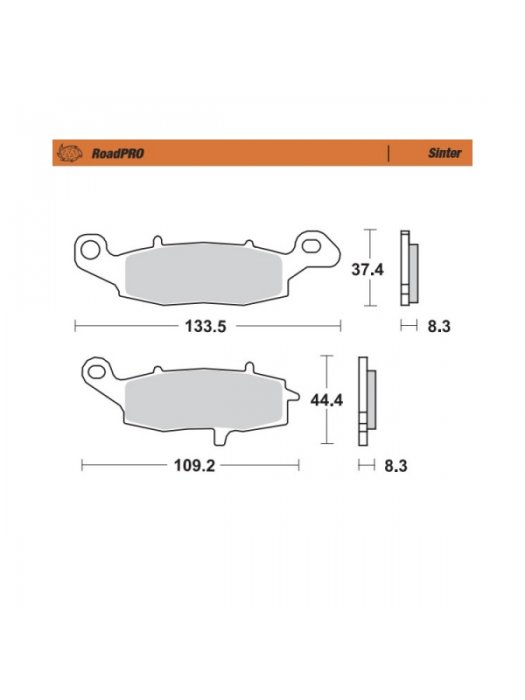 Накладки предни 404201 Kawasaki, Suzuki