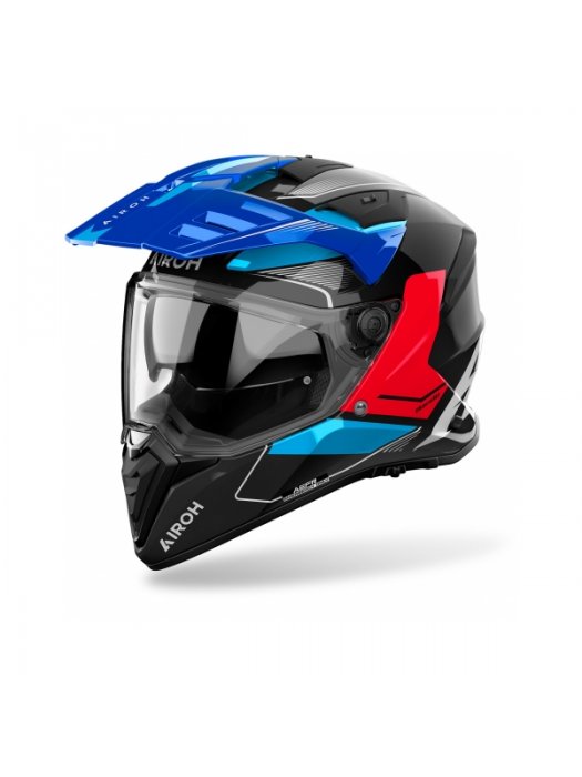 Каска Bandit Tune Blue Red Gloss