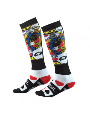 Термо чорапи O'NEAL PRO MX KINGSMEN WHITE/BLACK/RED 2020