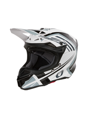 Мотокрос каска 5SERIES POLYACRYLITE SPIKE WHITE/BLACK V.25