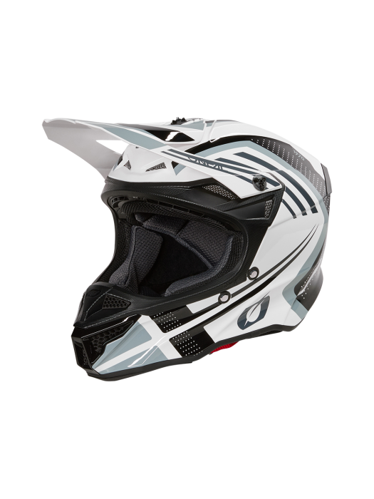 Мотокрос каска 5SERIES POLYACRYLITE SPIKE WHITE/BLACK V.25