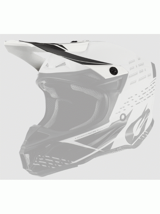 Козирка за каска O'NEAL 5SRS POLYACRYLITE HELMET TRACE BLACK/WHITE