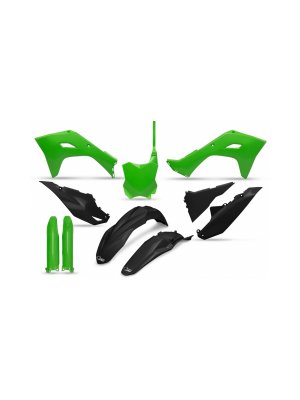 Комплект пластмаси Kawasaki KX250F 2025, KX450F 24-25 Зелен