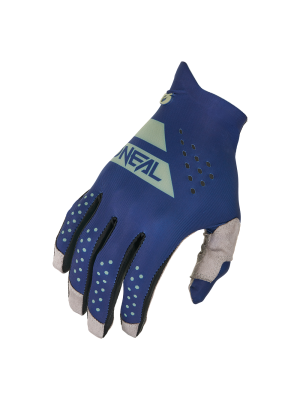 Мотокрос ръкавици O'NEAL PIN IT SLIP ON BLUE/GREEN V.26