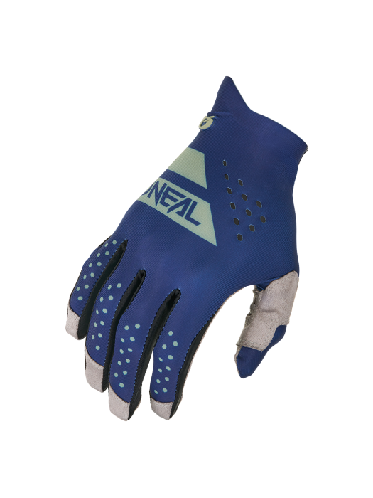 Мотокрос ръкавици O'NEAL PIN IT SLIP ON BLUE/GREEN V.26