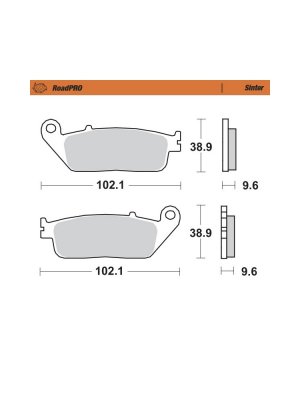 Накладки предни 404001 Honda