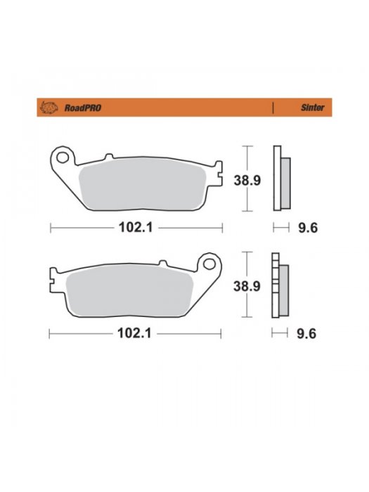 Накладки предни 404001 Honda