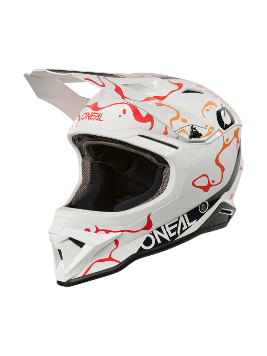 Каска O'NEAL 1SERIES SPLASH WHITE/ORANGE V.26