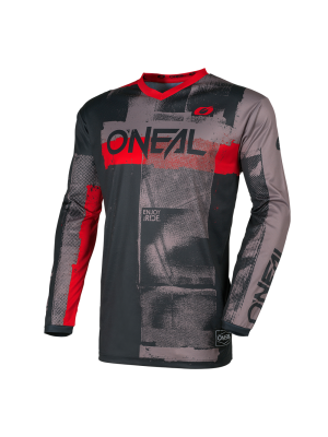 Мотокрос блуза O`NEAL ELEMENT ROLLER GRAY/RED V.26