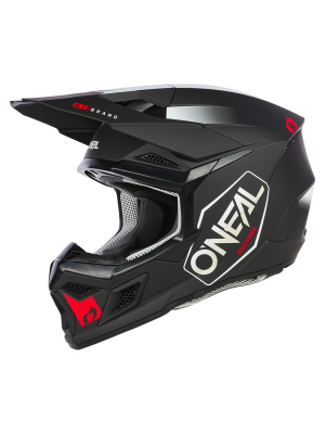 Мотокрос каска O'NEAL 3SERIES HEXX BLACK/WHITE/RED V.24