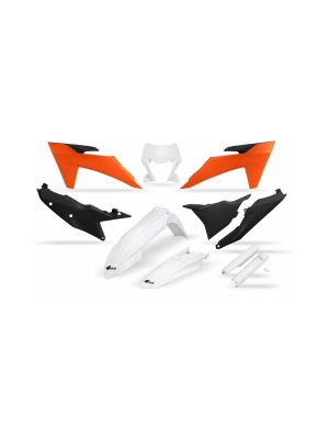 Комплект пластмаси KTM EXC/EXC-F 24-25 Бял