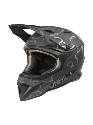 Каска O'NEAL 1SERIES SPLASH BLACK/GRAY V.26