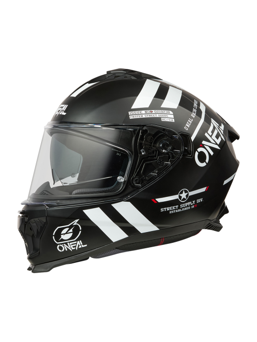 Каска O'NEAL CHALLENGER WARHAWK BLACK/WHITE/RED V.25