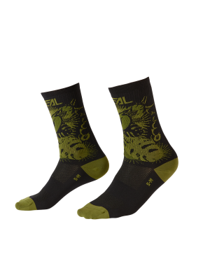 Вело чорапи O'NEAL MTB PERFORMANCE PLANT BLACK/GREEN
