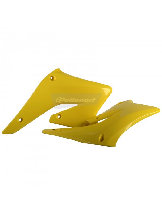 Пластмасови капаци за радиатор Polisport Suzuki RMZ250 - 2004-06 Yellow OEM Color