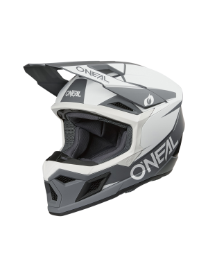 Мотокрос каска O'NEAL 3SERIES SOLID WHITE/BLACK V.26