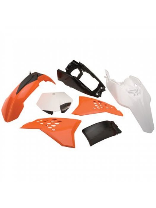 Пластмасов MX Replica кит POLISPORT за KTM 65 SX - 2012-15 OEM Color ORANGE